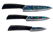 Набор ножей Mikadzo Imari Black с универсальной подставкой